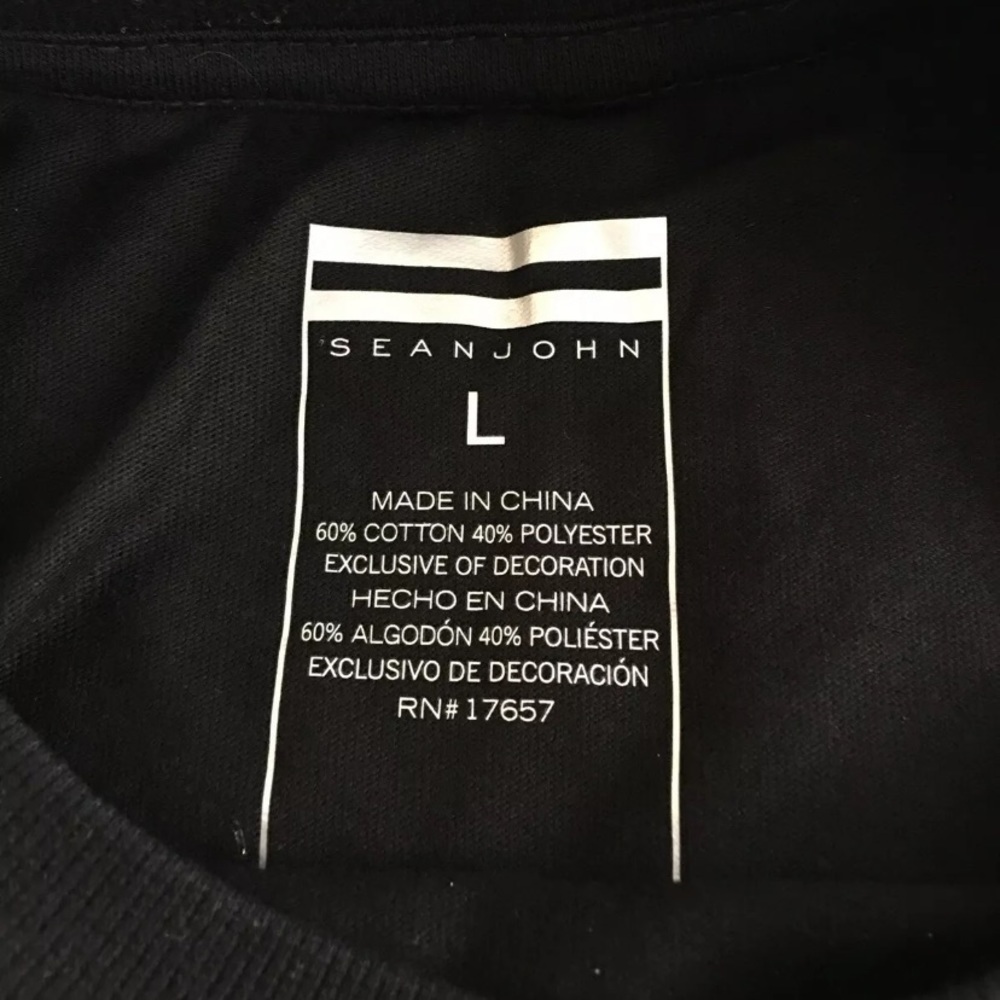 NEW Sean John Boys Black Tee T-Shirt We Are All Kings Diddy Youth Size Large - Picture 5 of 6